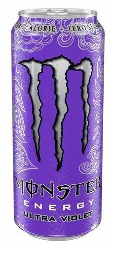 Энергетический напиток Monster Energy Ultra Violet (Польша), 500 мл - фотография № 3