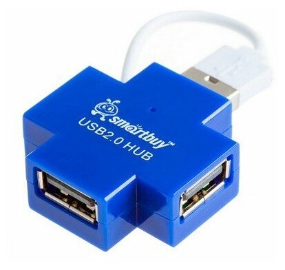 Концентратор USB 20 Smartbuy SBHA-6900-B