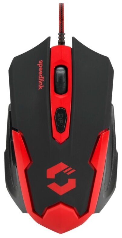 Мышь Speedlink Xito Gaming Mouse black-red проводная для PC (SL-680009-BKRD)