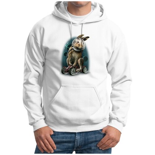 фото Худи coolpodarok, размер 54, белый