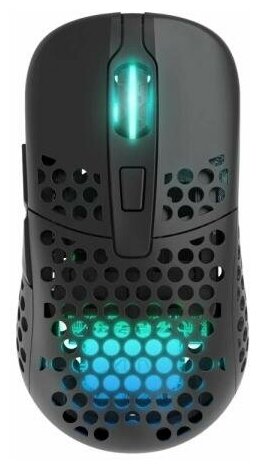 Мышь беспроводная Xtrfy M42 RGB Wireless 19000 dpi WirelessUSB 500 мАч M42W-RGB-BLACK Черный