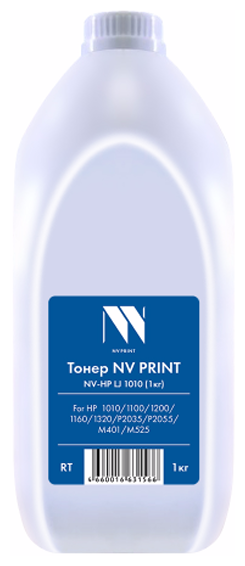 Тонер NV Print NV-HP LJ 1010 (1кг) для LaserJet 1000w/1200/1300/M1005/1010/1012/1015/1020/1022/M1319/3015/3020/3030/3050/3050/1160/1320/3390/3392