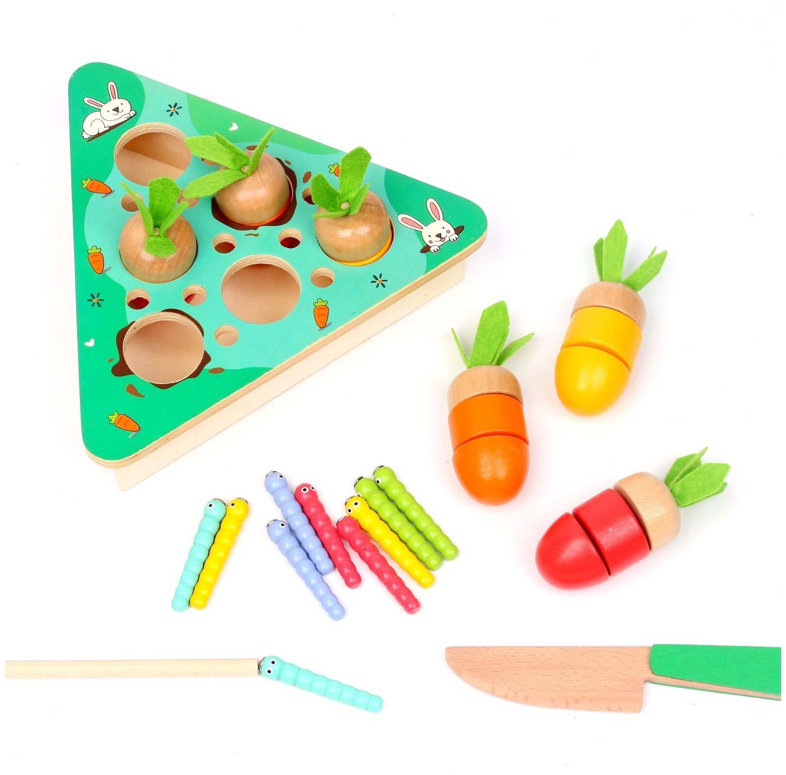 Детский логический центр 3 в 1  Грядка  24   21   5 7 см