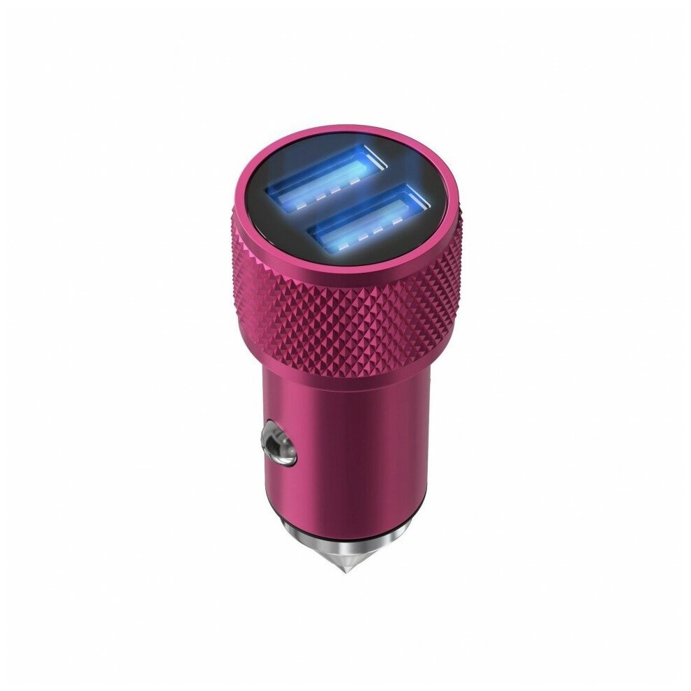 Зарядное устройство UCC-4-2-02-20 WIIIX 2 USB-порта(24 A + 24 A) розовый