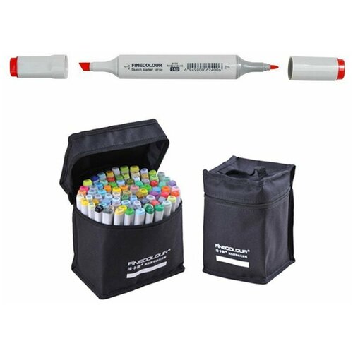 Набор маркеров Finecolour Sketch 50 цветов (сумка)
