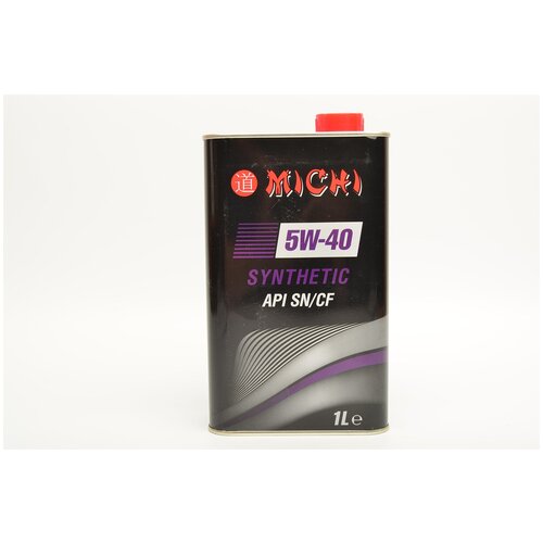 Масло моторное 5W40 синтетика SN/CF 1л MICHI