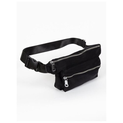 Сумка на пояс, бананка, летняя, подарок мужчине, женщине, поясная, на плечо, кросс-боди, унисекс, дорожная, мужская, женская, черная