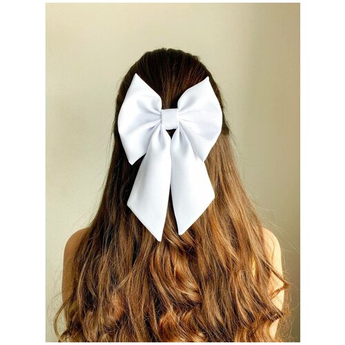 Бант для волос на заколке
