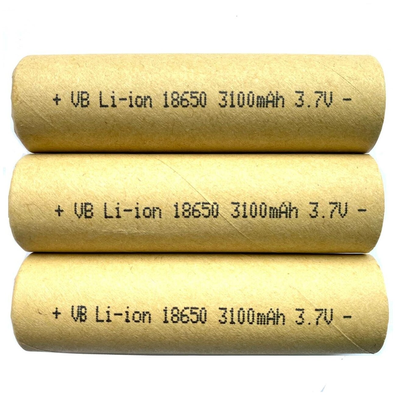 Высокотоковый (9.3A) Аккумулятор QStar Li-Ion 18650 3100МАч 3.7 В (комплект 3 шт)