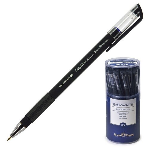 Ручка шариковая Bruno Visconti Easy Write Blue, 0,5 мм, синяя, 1 шт (20-0051) ручка шариковая неавтоматическая bruno visconti easywrite creative синяя корпус толщина линии 0 5 мм 1111329