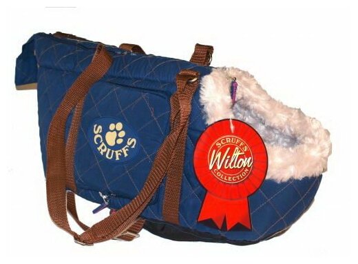 Сумка-переноска для собак SCRUFFS "Wilton", синяя, 38х20х24см (Великобритания)