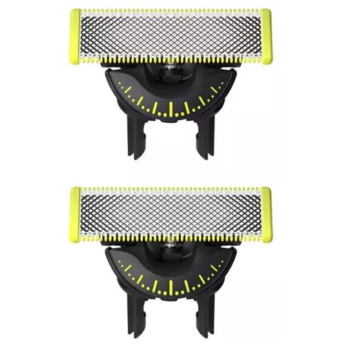 Сменное лезвие Philips QP420/50, OneBlade, зеленый philips razor head trim skin protector body comb guide comb 1 2 3 5mm for philips oneblade shaver qp25xx qp26xx qp65xx qp66xx
