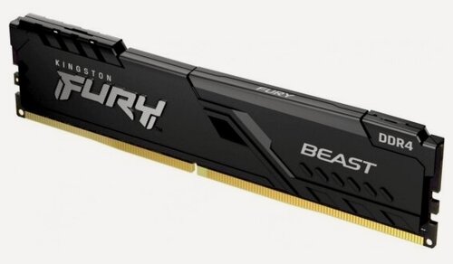 Изображение товара Оперативная память Kingston DDR4 16Gb 3200 MHz pc-25600 FURY Beast Black (KF432C16BB/16)