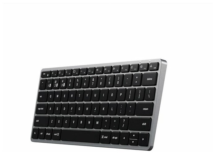 Беспроводная клавиатура Satechi Slim X1 Bluetooth Keyboard-RU. Раскладка - Русская. Цвет- Серый космос.