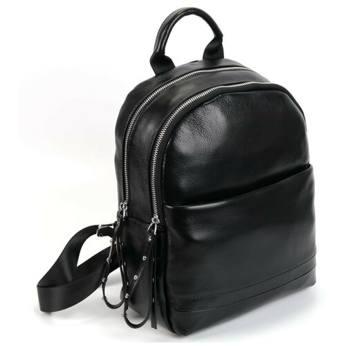 фото Женский кожаный рюкзак 6610 блек piove