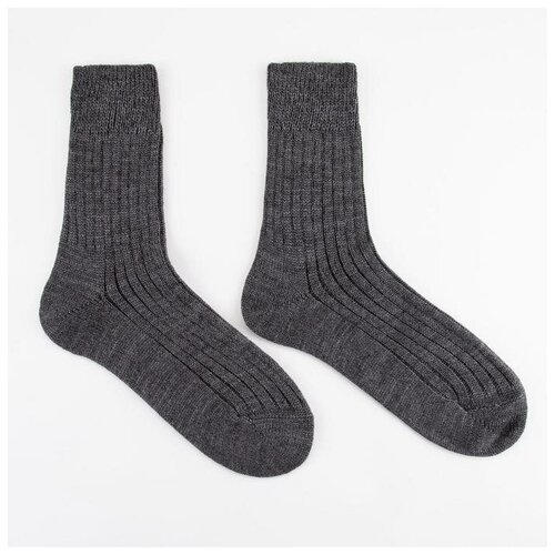 Носки , размер 45, серый комплект 3 пары носки гранд zcl31 тёмно серый 29