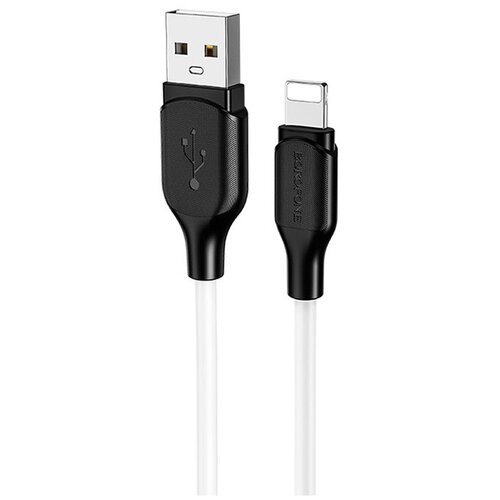 Кабель USB - Lightning 1м Borofone BX42 Encor - Белый кабель usb micro usb 1м borofone bx42 encor белый