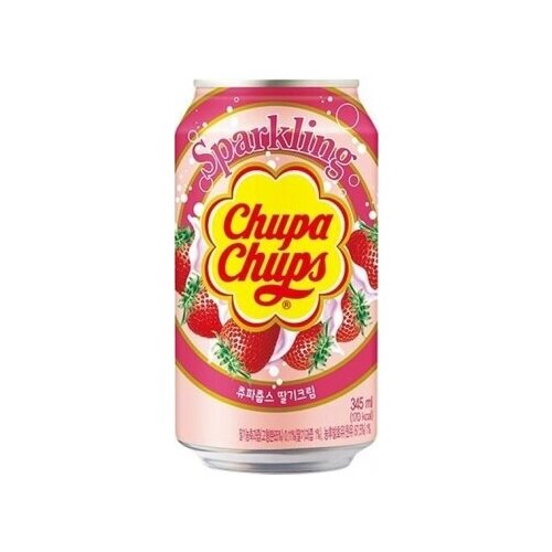 Chupa Chups Клубника со сливками 0,345л./12шт. Чупа Чупс