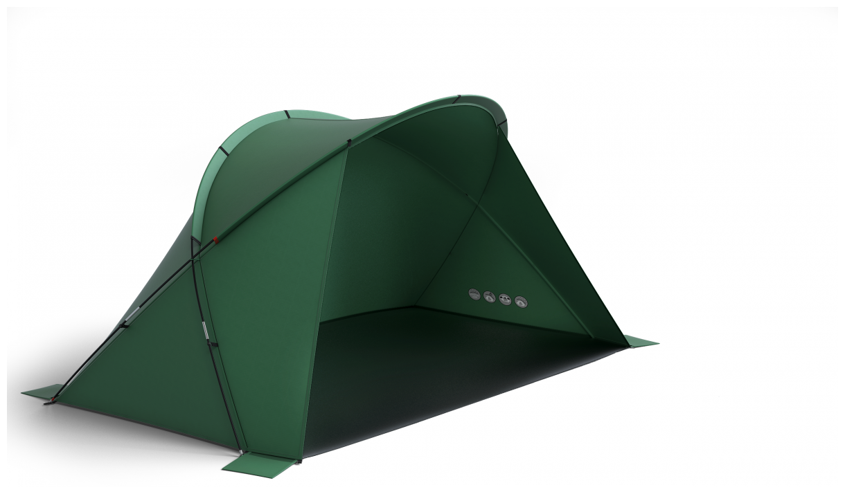 Палатка Husky BLUM 4 (зелёный)