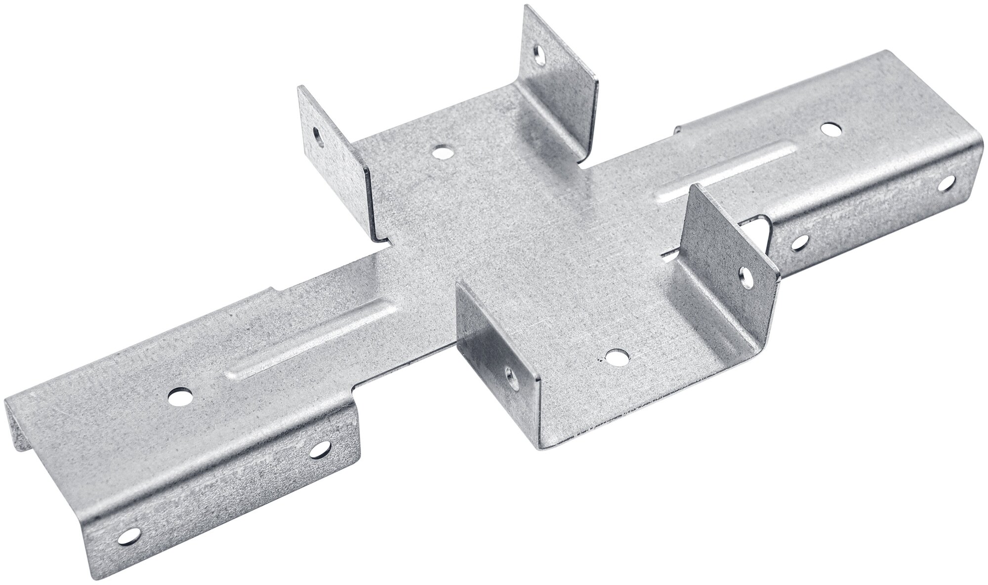Кронштейн соединительный для забора/ Х-кронштейн / 60*40 - 1.5 мм, цинк. Комплект 8 шт. - фотография № 2