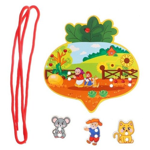 Развивающая игрушка Woodland Репка, 017604, 5 дет., разноцветный