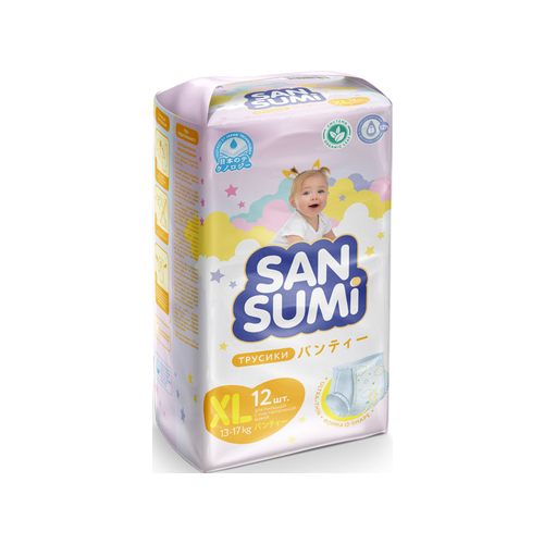 фото Трусики-подгузники, размер xl (13-17 kg) «sansumi», 513 г