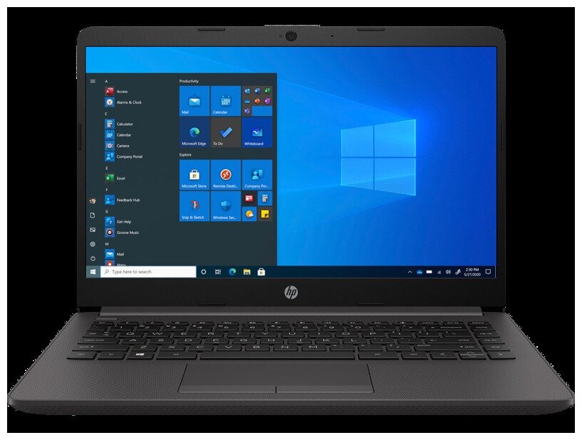 Ноутбук 14 HP 240 G8 Core i3 1005G18Gb256Gb SSD14 FullHDWin10 Серебристый 43W55EA