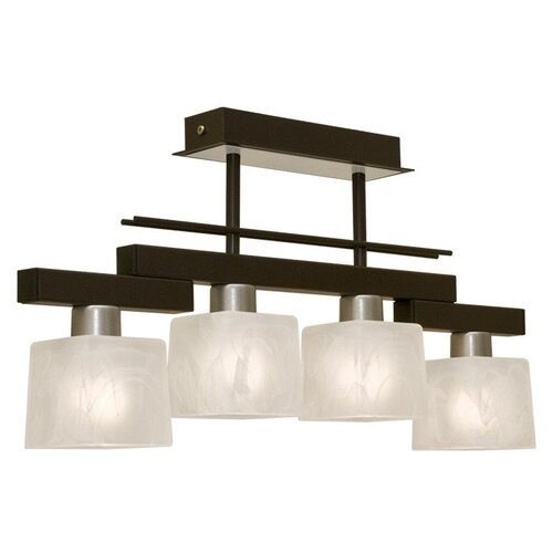 Люстра Северный Свет Олимп, E27, 240 Вт, кол-во ламп: 4 шт., цвет: коричневый