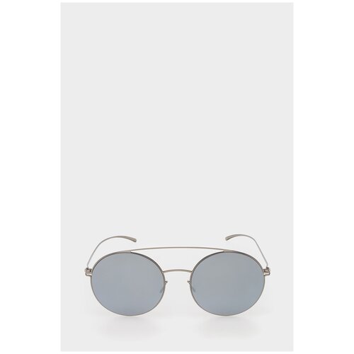 Солнцезащитные очки MYKITA, голубой mykita mykita soy 243 dark grey solid shield 137 черный полиамид