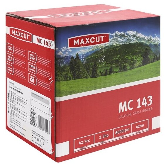 Триммер бензиновый MaxCut MC1 43/ 2,5 л.с/ 43см3/ леска/нож/ плечевой ремень/ антивибрация/ мотокоса / бензотриммер - фотография № 11