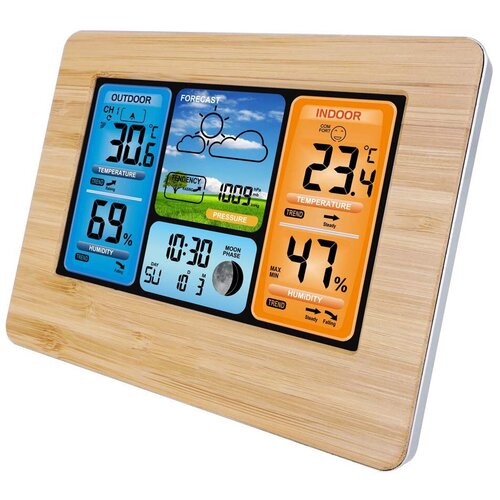 Часы-метеостанция Орбита OT-HOM01 Дерево 289000₽