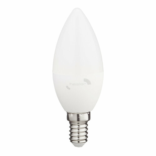 Лампа светодиодная Hesler E14 4000К 5 Вт 475 Лм 230 В свеча матовая