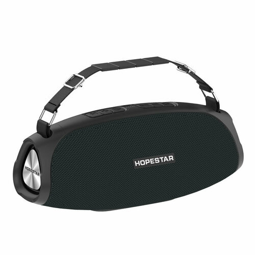 Портативная беспроводная Bluetooth колонка HOPESTAR H43 10 Вт блютуз колонка черная 369000₽