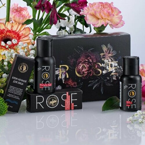 Мастерская Олеси Мустаевой Набор мини Rose tete cosmeceutical лифтинг крем с гиалуроновой кислотой и пептидами 50 мл