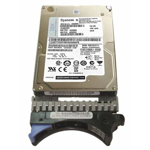 Жесткий диск IBM 42C0263 73Gb 15000 SAS 25 HDD 1173500₽