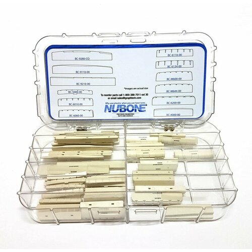 master kit 77rp005 насос гидроусилителя MC-1000-00 NuBone Master Luthier Kit Набор порожков для гитар, 50шт, GraphTech