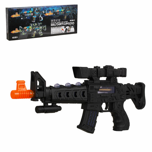 Игрушечное оружие Автомат звук, свет (1010-2) игрушечное оружие космический выстрел звук свет в пакете 24 5x5х17cм арт 2236918