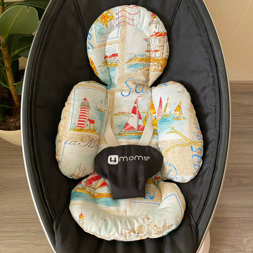 Вкладыш Мамару для шезлонга 4moms mamaRoo, морская тематика