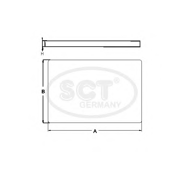 SCT GERMANY sak208 (1780087820000 / 8713950060 / 8713950100) салонный фильтр toy Camry (Камри) 06- / 11- / Corolla (Корола) 07-