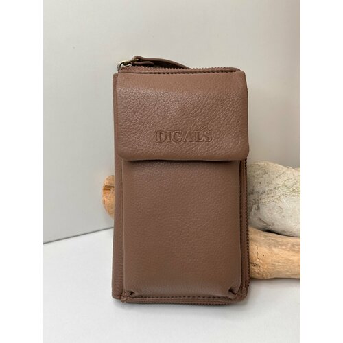 фото Сумка клатч digals, фактура гладкая, бежевый