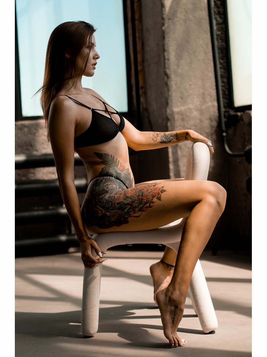 Комплект нижнего белья Нежнее.net, размер 46/48, черный — фото 1