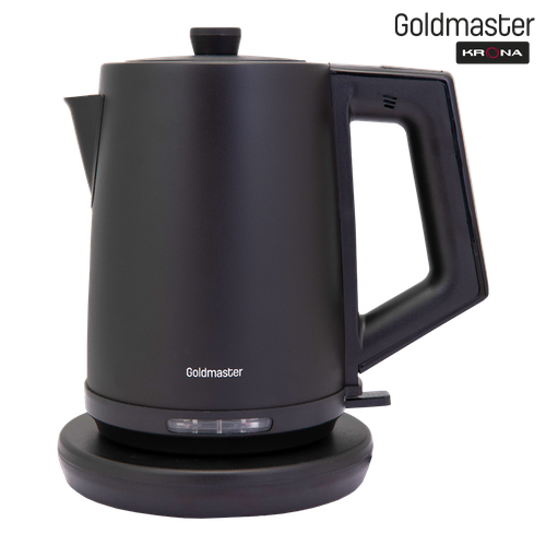 Чайник электрический Goldmaster Krona Beliz металлический Черный 789000₽