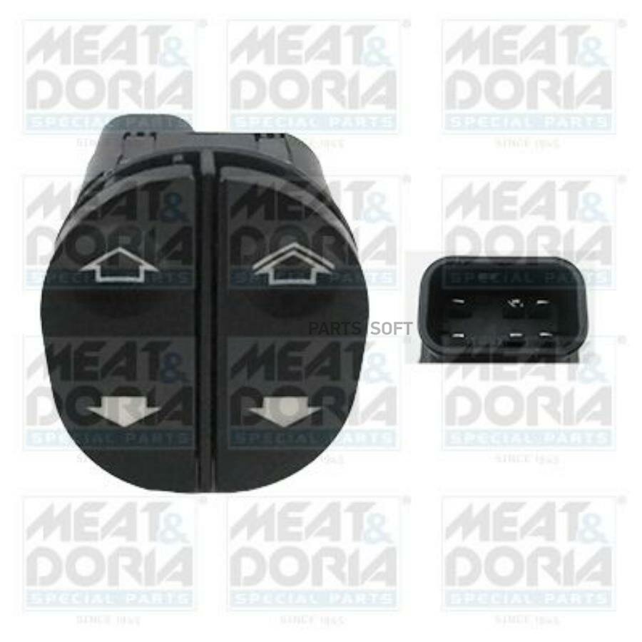 MEAT&DORIA 26044 Блок управления стеклоподъемниками Ford Fiesta V Fusion (JU) Transit Connect