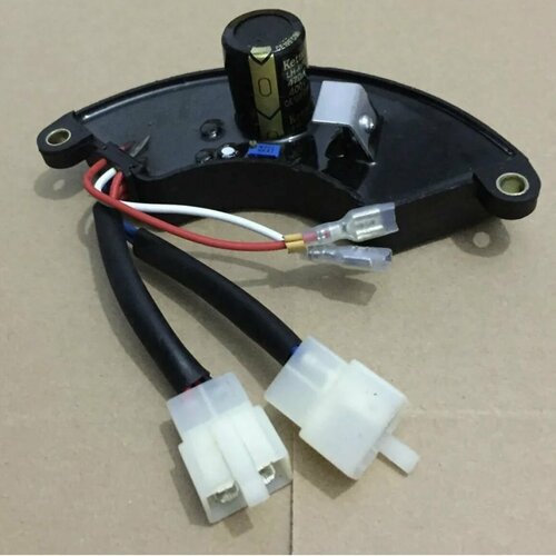 Автоматический регулятор напряжения блок AVR 3 фазы 5кВт пластик полумесяц 2 провода 6 контактов 387079065