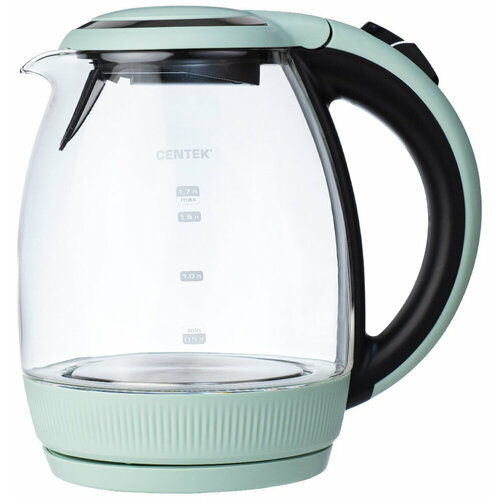 Чайник электрический Centek CT-0008 MINT стекло 17л 222200₽