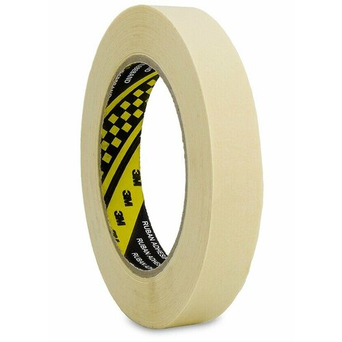 Лента малярная малярный скотч 3M Scotch 2328 арт 06304 80 градусов 18 мм x 50 м 3 шт 960₽