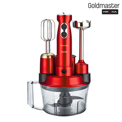 Кухонный комбайн Goldmaster Krona Elena Max Красный 809000₽
