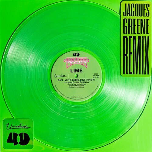 Виниловая пластинка Lime - Babe, We're Gonna Love Tonight (Jacques Greene Remix) (Greene Clear Vinyl) LP