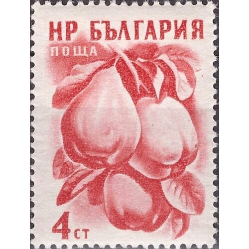 (1956-004) Марка Болгария Айва Фрукты (1) II Θ 1957 009 марка болгария груши фрукты 3 марки 1956 004 007 ii θ