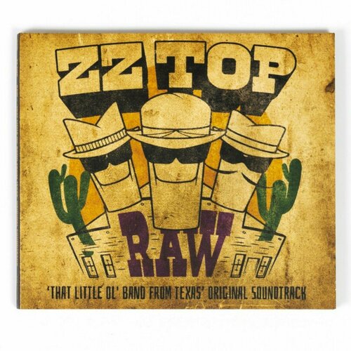 CD ZZ Top - Raw ('That Little Ol' Band From Texas' Original Soundtrack) кожаная рок нашивка zz top размер 8 x 2 9 см цвет светло серый